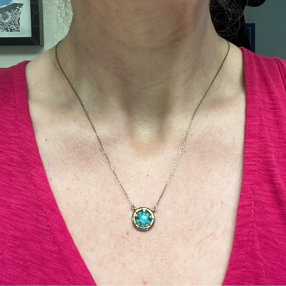 Melinda Maria Turquoise Tessa Necklace